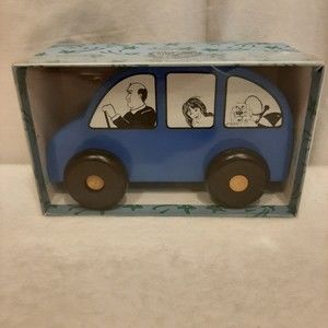Original Montgomery Vermont Schoolhouse Wooden Car Van New In Package Sealed